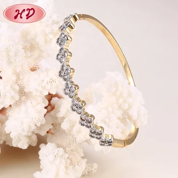 Wholesale Fashion Jewelry 18K Gold Bangle Bracelets