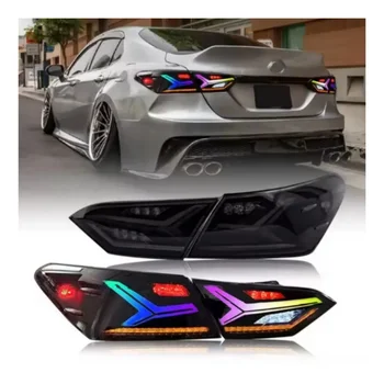 YBJ car accessories SE/LE/XSE/XLE/TRD 2018 2019 2020 2021 2022 for Camry XV70 Sequential Turn Signal RGB LED Taillight Assembly