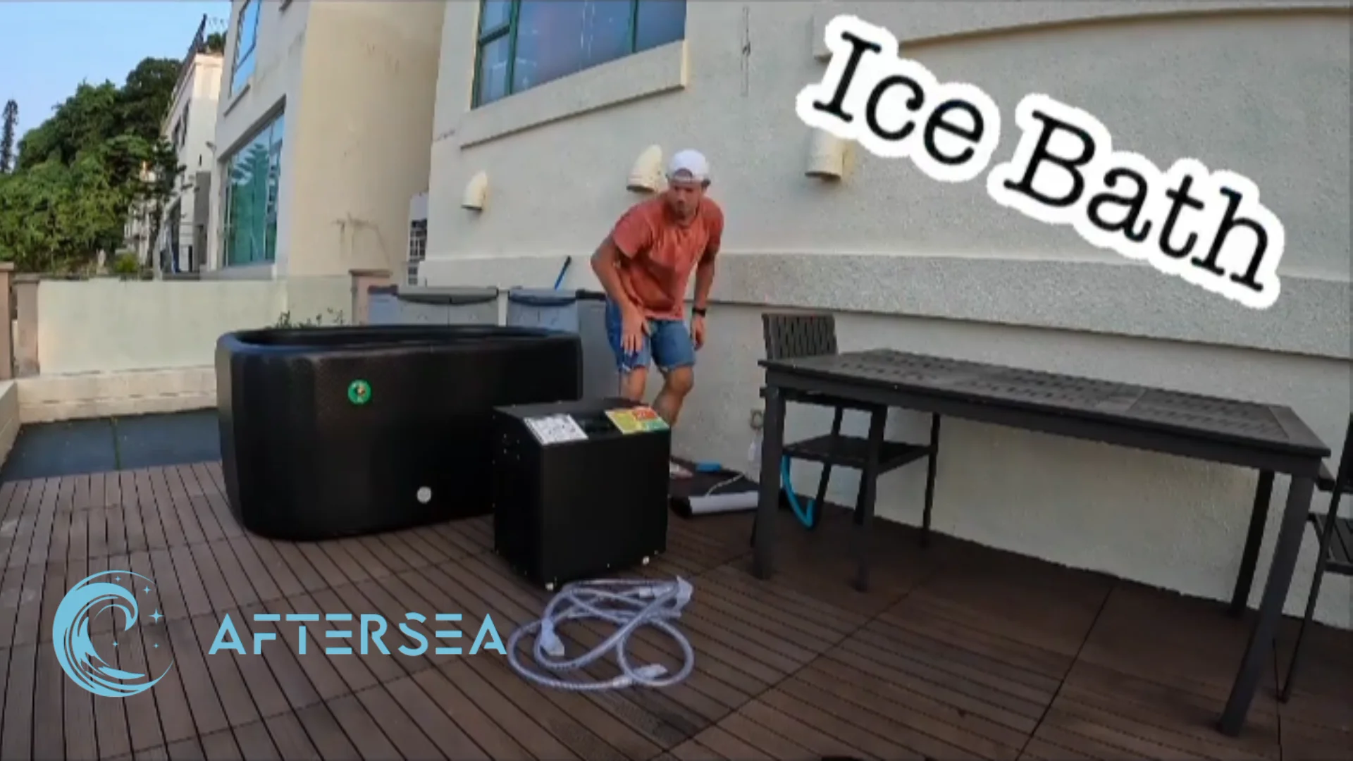 Drop Stitch Custom Hot & Ice Bath Tub For Cold Therapy Cold Plunge