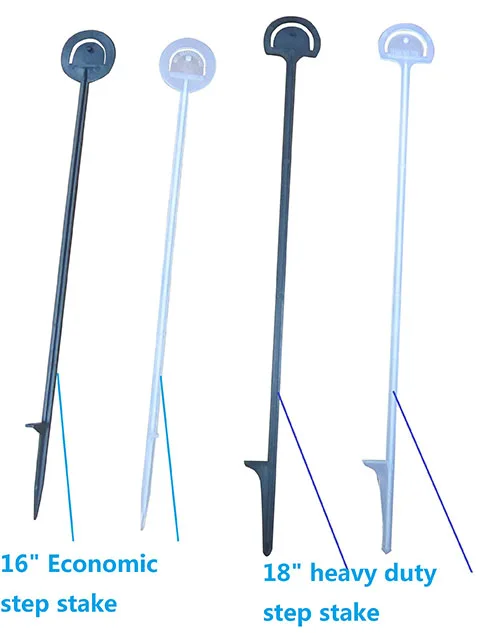 16 Inch Plastic Household Lawn Care Yard Sign Step Stakes Buy Yard