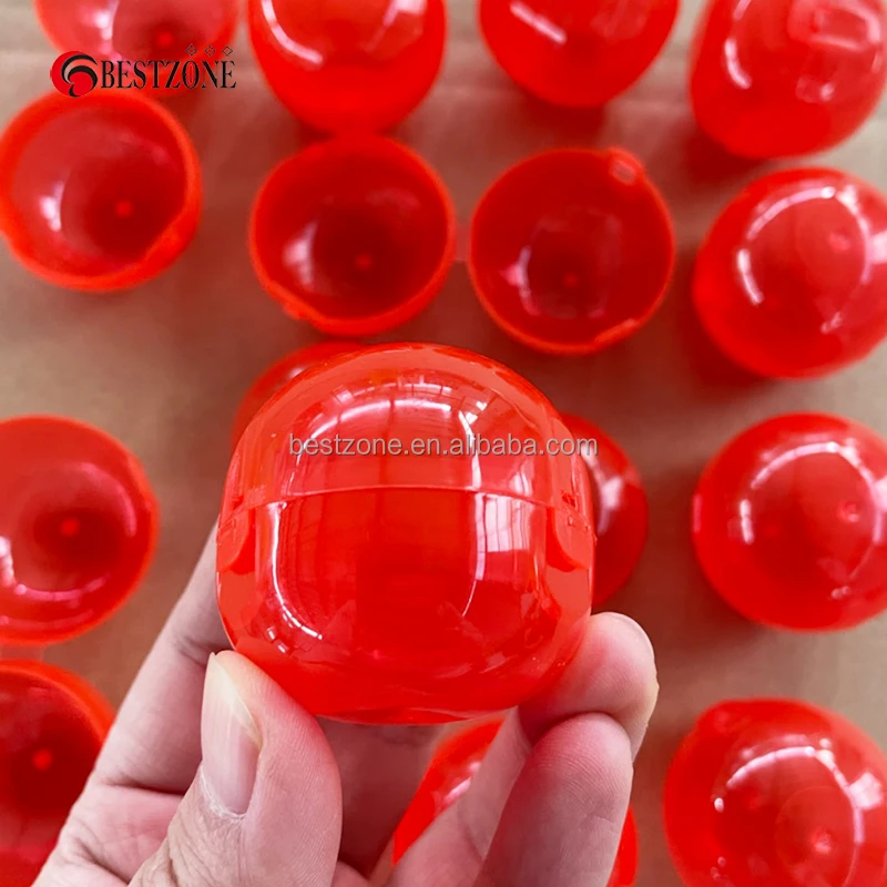 China Factory Good Price Red Connection 45mm 50mm Mini and Big Size High  Quality Toy Children's Capsules Gacha Balls