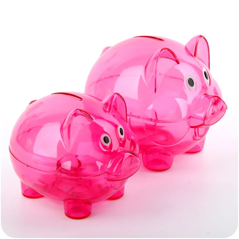 Walmart Factory Customized Coin Piggy Bank,removable Bottom Plug for Coin Retrieval