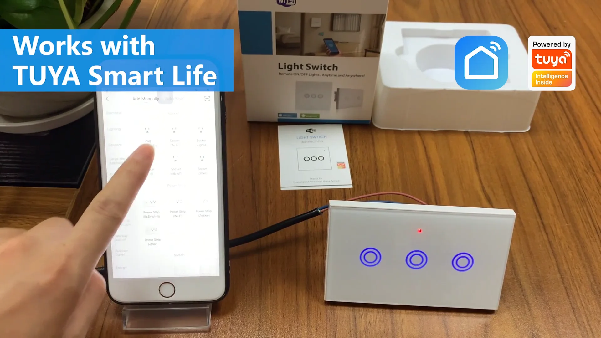 Newly Arrival Matter 1.0 Light Switch Matter Over Wifi Protocol Home Alexa Google App Control