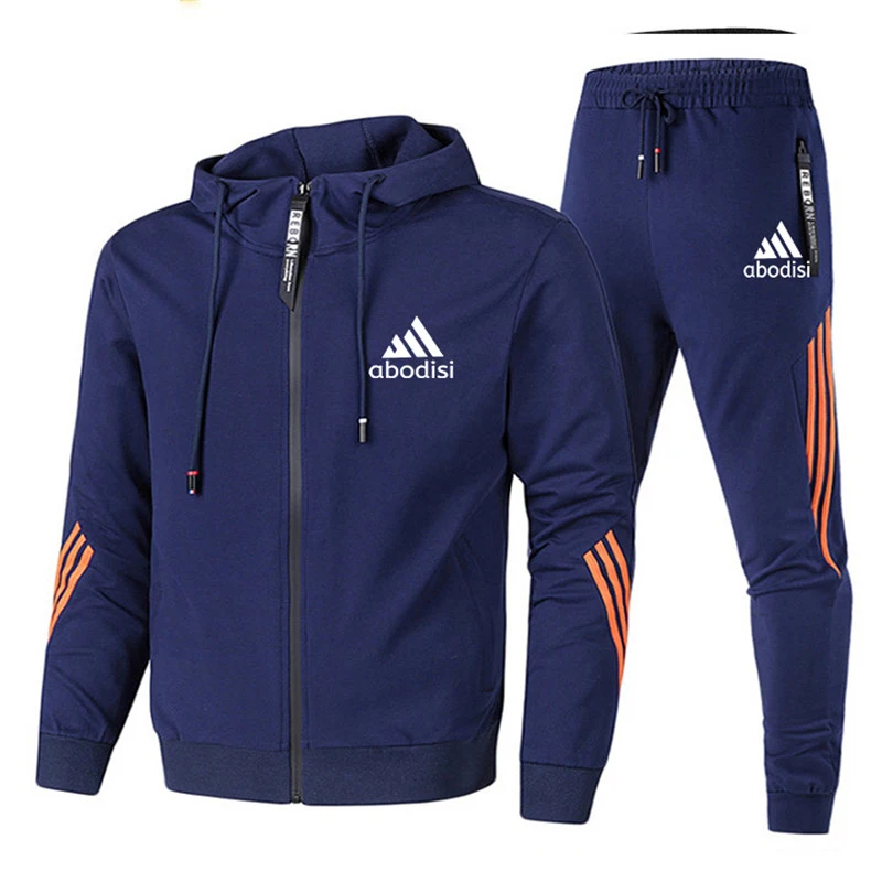 2023 Casual Sportswear Suit Men's Hoodie And Trousers Two-piece ...