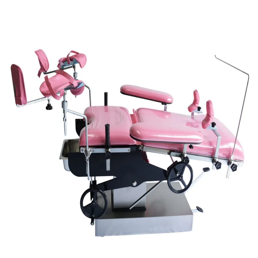 Hydraulic Manual Medical Delivery Table Gynecological Obstetric Labor Bed Antique Obstetric Birthing Table