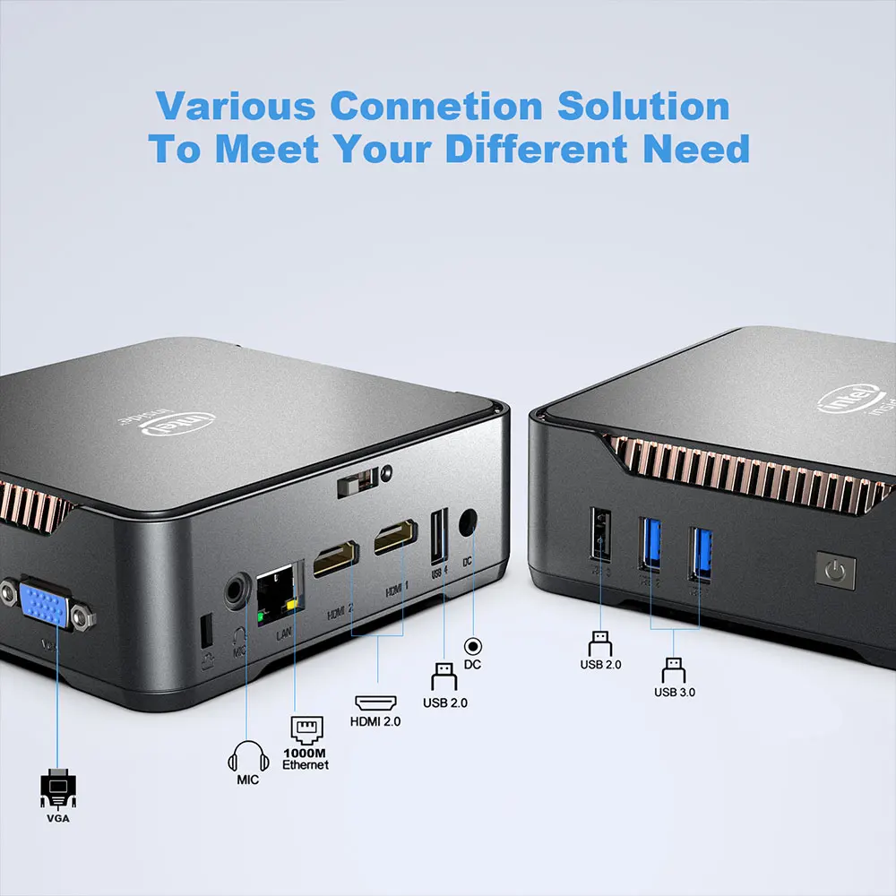 Mini Pc Factory Latest Cheap Price Dual Complete Mini Pc Computer Office Gaming Desktop Computer Pc Set