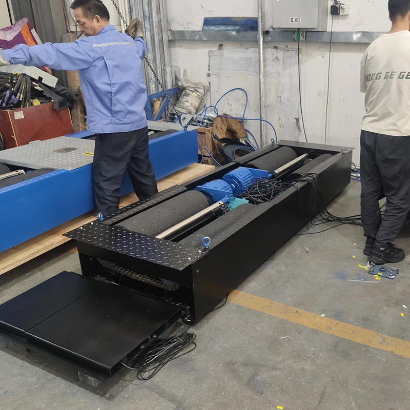 Automatic Vehicle Inspection Lane Brake Suspension Steering Tester Automotive Testing Equipment for Inspection Station