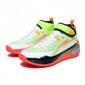 Factory Custom Wholesale Hot Selling Breathable High Top Sneakers Soft  Basketball Shoes