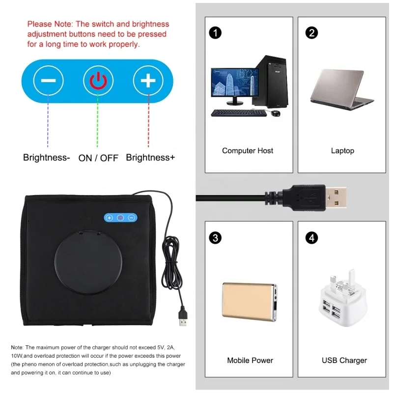 Фотобокс PULUZ, 25 см, USB софтбокс, комплект освещения, портативный световой короб для фотостудии, Лайтбокс для фотосъемки