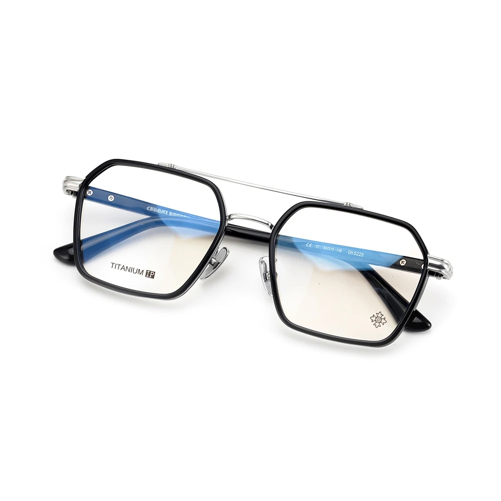 Shop Our CH5225 Eyewear Frames - Pure Titanium & Retro Style