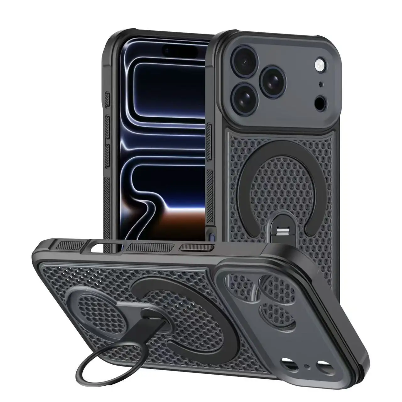 Magnetic Suction Phone Case with Color Border