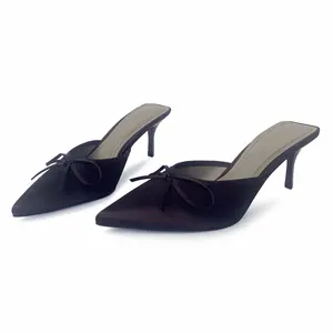 Pointed Head Sandal New Design Sexy Women High Heel Slippers Narrow Strap Unique Banquet Wedding Dress Ladies Shoes