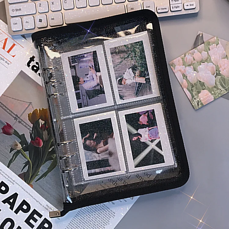 10 Sheets A5 6 Ring Photocards Clear Binder Pages 1,2,4 Pockets Photo Cards Postcard  Album Plastic Protector Sleeves| Alibaba.com