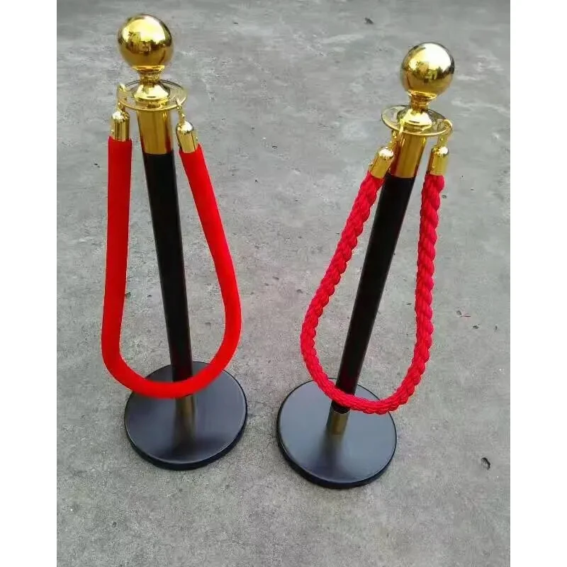 Hotel Steel Crowd Control Traffic Barriers Queue Stanchion Pole Event VIP Barricades Red Carpet Stanchions Rope and Pole