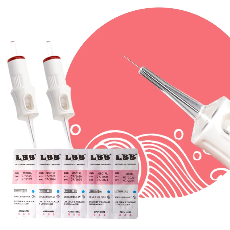 OEM Permanent Makeup Eyebrows Lip Eyeliner Mouth LBB Nano Makeup Tattoo Cartridge Needles