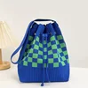 Checkerboard Blue