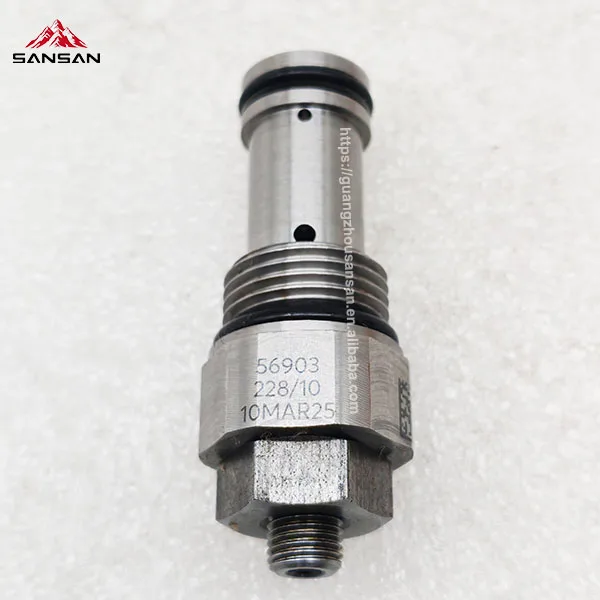 Original Excavator Parts 578-9688 Relief Valve Safety Pressure
