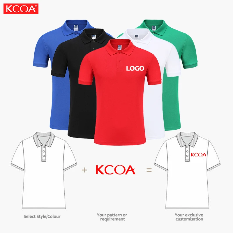 Fashion Blank Clothing Polo T-Shirt Custom Polyester Cotton Polo Shirts for Men Embroidery Printed Logo Golf Polo Shirts