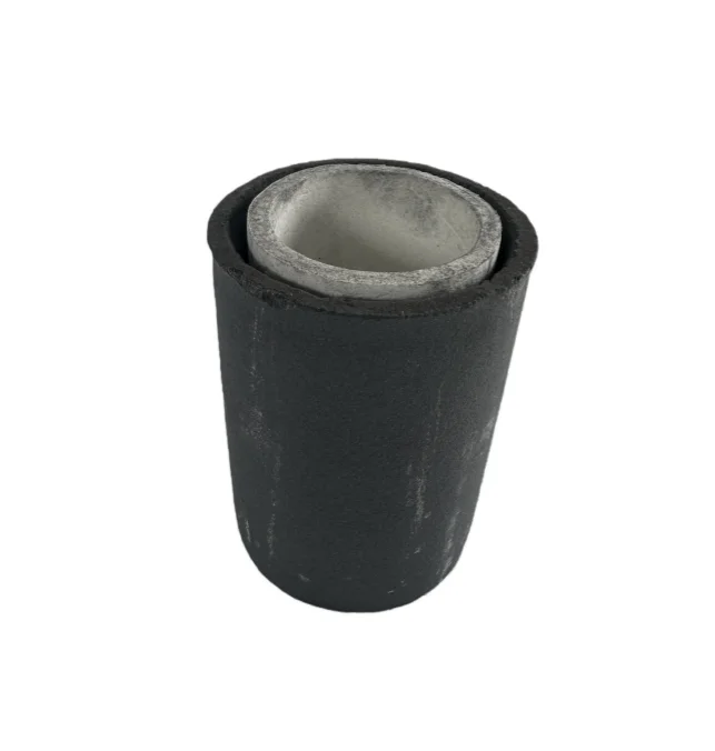 გრაფიტის დამცავი ჭიქა იზოლაციური ბარებით კრისტალიზებულისთვის