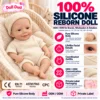 Cream Knit Romper Matching Cap Baby