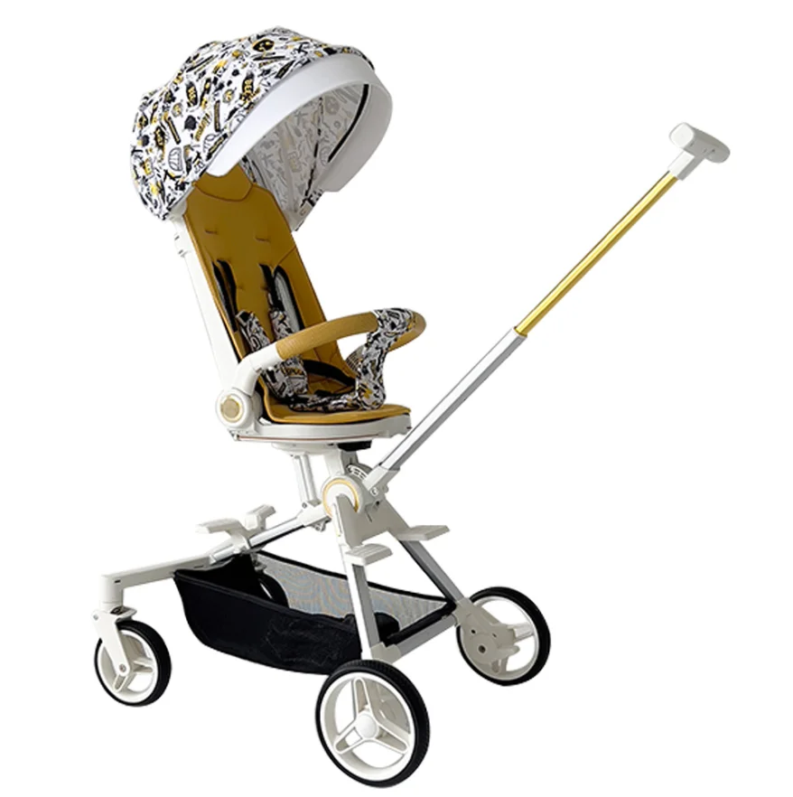 BEBELUX Jogging Stroller Wheels Compact Light Weight Folding
