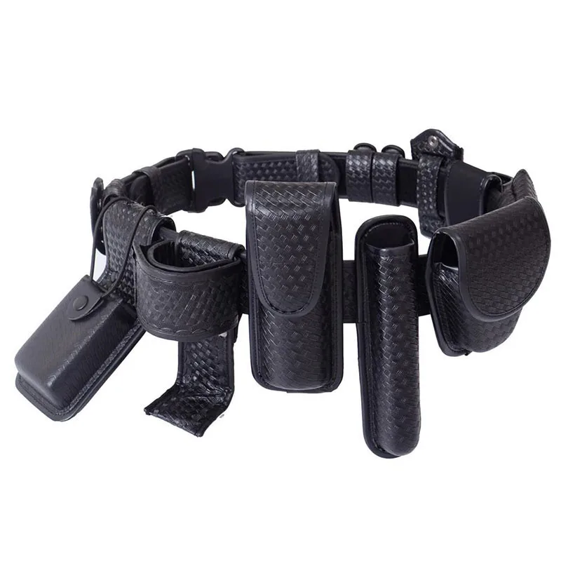 Premium Sport Enthusiasts Duty Belt Kit Multifunctional Belt Rig Kit Tactical Training Detachable Duty Belt Kit Includes Pouches