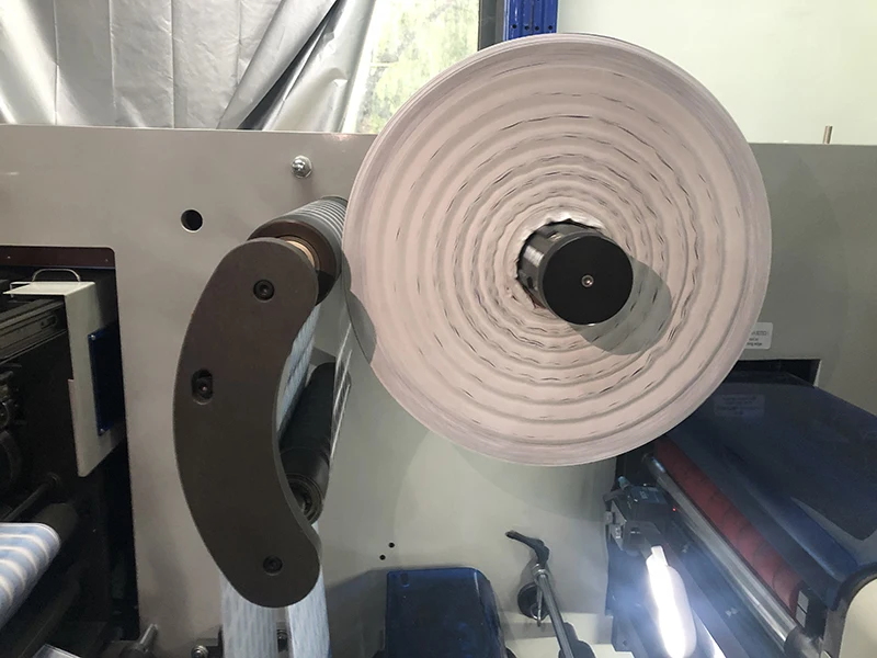 High Speed Intermittent Roll to Sheet Rotary Label Die Cutting Machine with Slicing Station