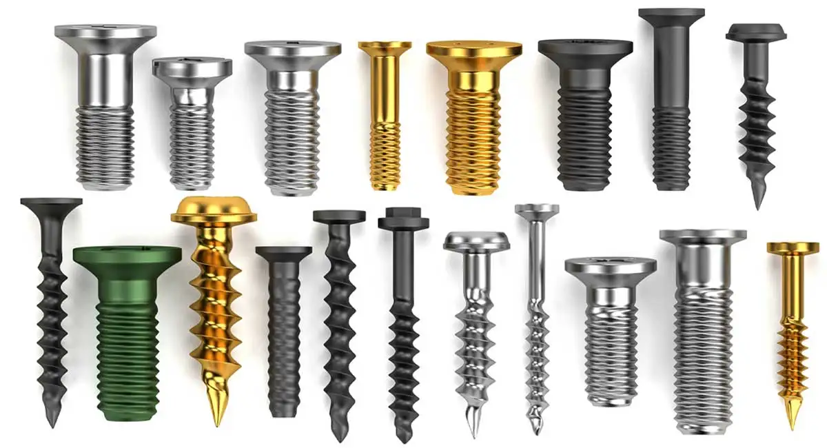 Screw. Screws. Slotted head Screw. Metal Tip.