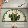 semicírculo de flor de cactus