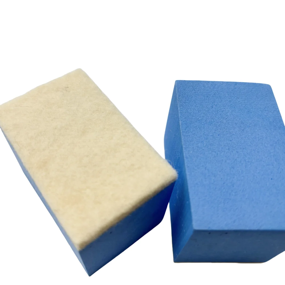 Мастер-0176 лидер продаж полировка стекла автомобиля и вощеная губка пенопластовый аппликатор полировальный блок шерсти