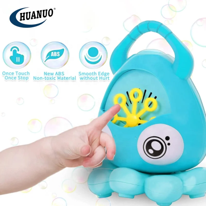 Máquina De Burbujas Automática Con Luces De Colores – Boquilla Giratoria Y Diseño Anti-goteo – Juguete De Verano Para Fiestas, Bodas Y Halloween – 16,5 Cm