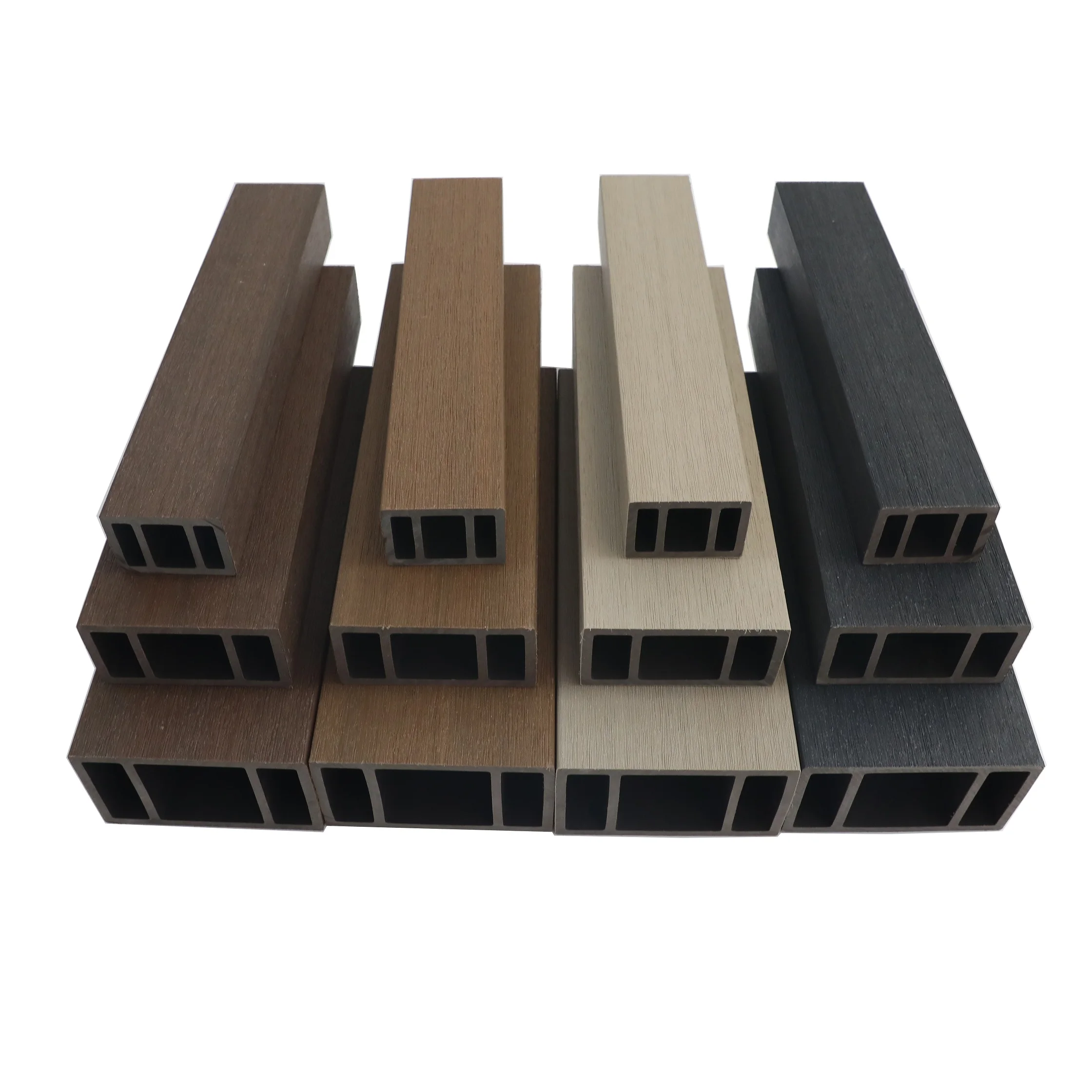 China Coextrusion WPC Wood Plastic Composite Beams Timber Tube For