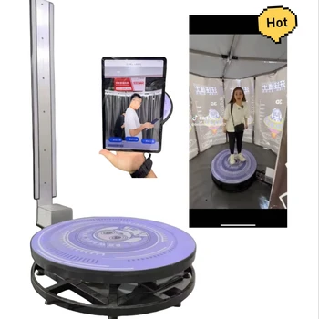 Goat 3D V1 Turntable Scanner full color 1 pillar 10s scanning 2-3 people portrait doll real people 3D printing photography