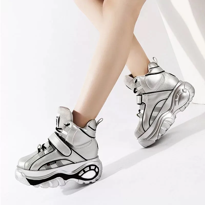 Sport Sepatu Trainers Lady Footwear Platform Shoes High Top 2025