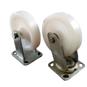 6-Inch Swivel Casters Low-Temperature Bearingless Wheel Solid Casters for Wet Environments Customizable OEM Support