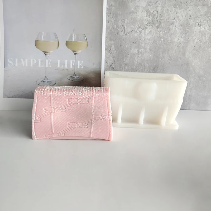 New Design Various Fashion Woman Bag Silicone Candle Mold Each With
