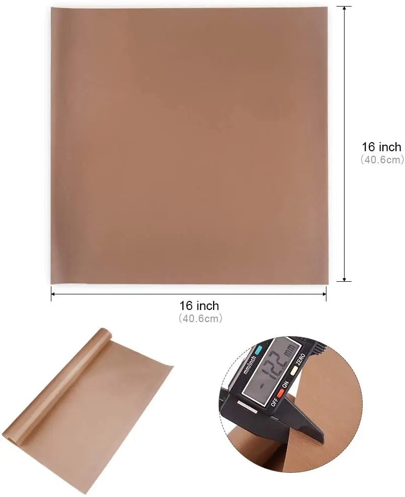 T-Shirt Alignment Ruler Heat Resistant Tape 10mm X 33m 108ft, PTFE Teflon  Transfer Sheet 16
