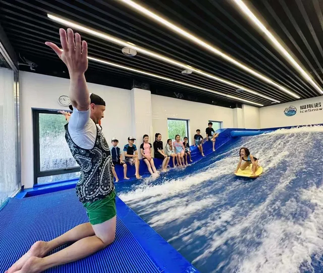 Best-Selling Custom Simulator Machine ASNL-1002 Single Track Professional Edition Indoor Surf Machine One lane Surfer