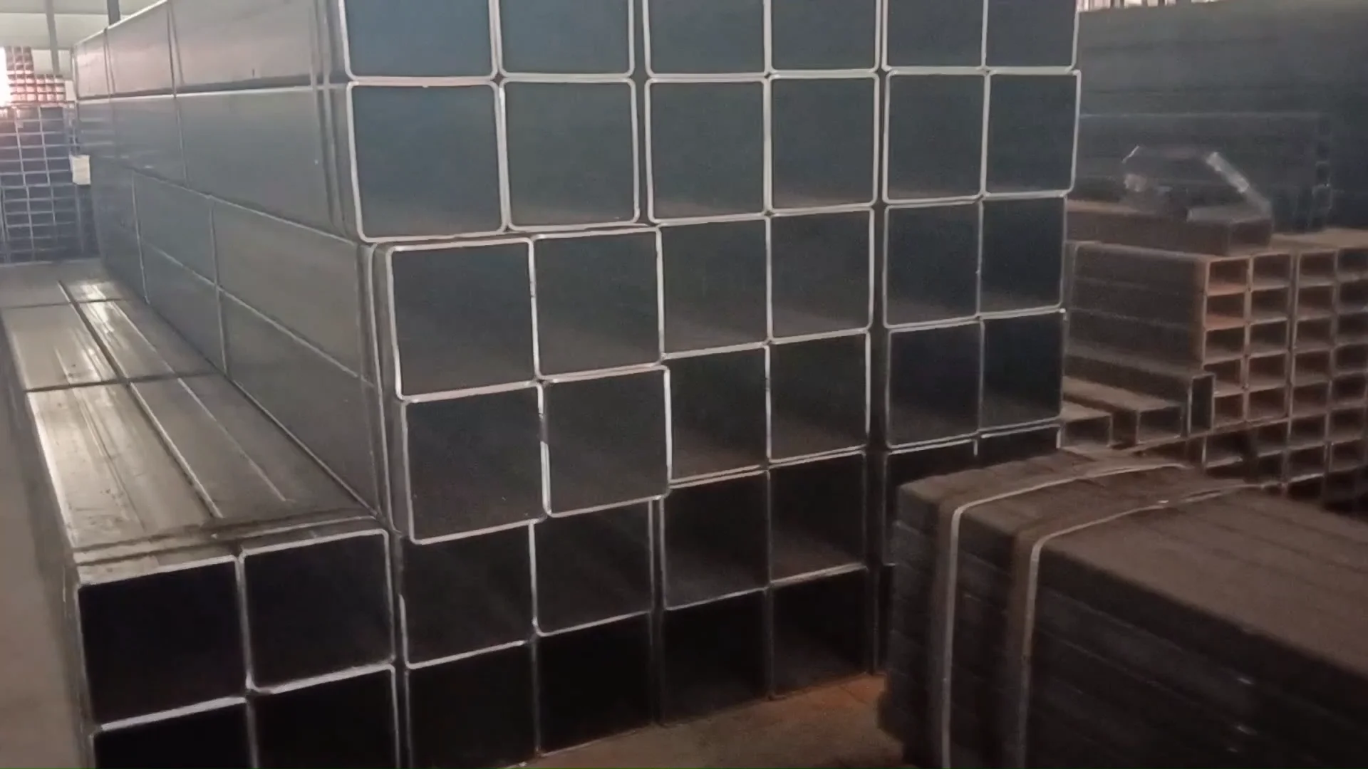 Hollow Rectangular Astm A500 S235 S355 75 75mm Galvanized Square Steel