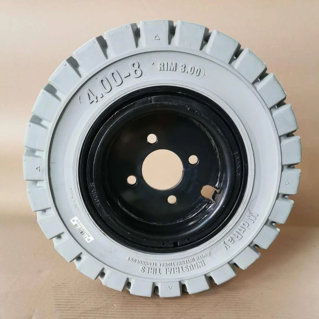 Cheap Trailer Parts & Accessories Forklift Solid Tyres 4.00-8 /3.75/3 ...