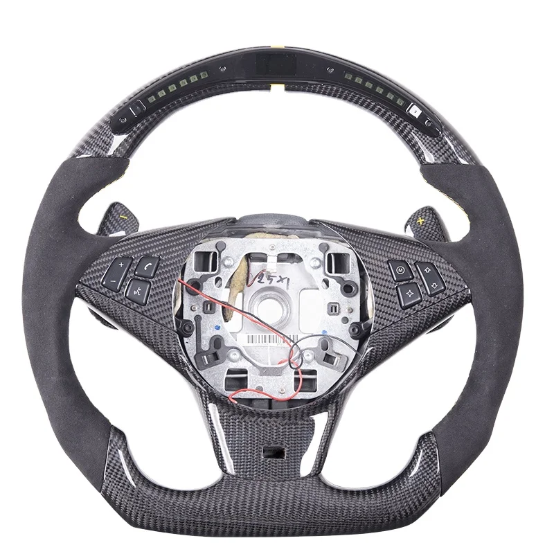 Carbon Fiber / Leather / Suede Car Steering Wheel For BMW E60