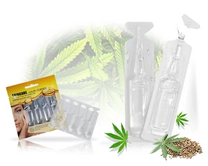 Private Label AMP Mini Luxury Hemp Seed Oil EU Compliant Face Serum Best Anti-Wrinkle Whitening and Anti-Aging Skincare