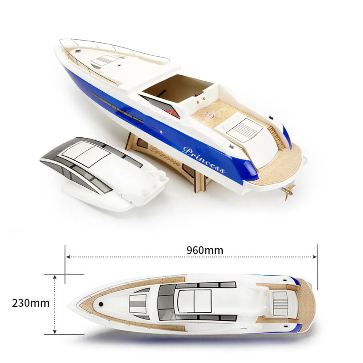 Tfl Little Princess 1105 Simulation Yacht Remote Control Electric Model