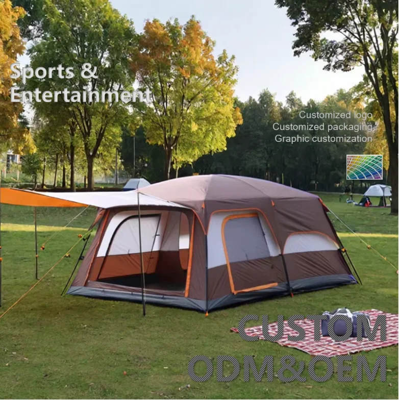 Wind Valley-tent vir glamping, aangepaste glamping-tente, waterdigte luukse hotelle vir groot kamptentte vir 'n groot familie