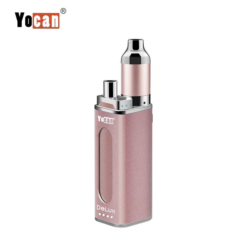 
Оптовая продажа 2 в 1 вейп мод испарители Yocan Delux 450/1500 мАч 510 нить восковые ручки 