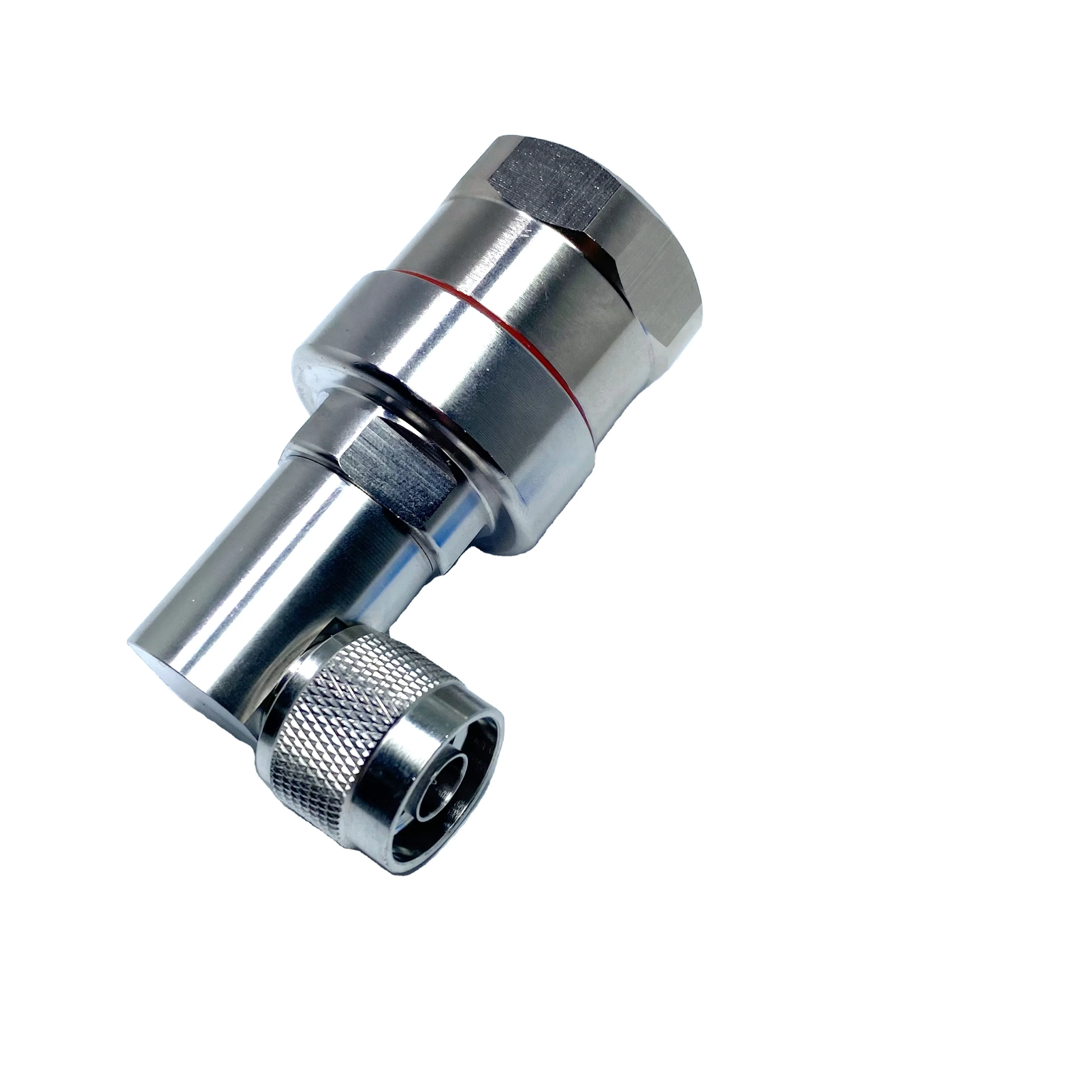 GOOD VSWR Elbow RF N Male Plug Right Angle R/A RF Coaxial Connector Clamp Type For 7/8 inch AVA5-50 LDF5-50A Feeder Cable