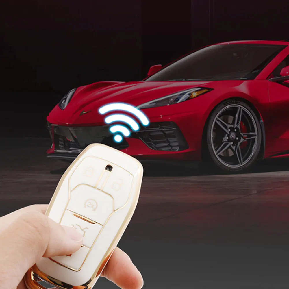 Мягкий Tpu чехол для автомобильных ключей чехол-обманка Ford Fusion Mondeo Mustang F-150 Explorer Edge 2015 2016 2017 2018 автомобильные