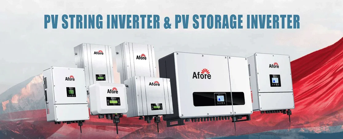 Afore 3 Phase 3kva 5kva Grid Tied 10kw 15kw 20kw Solar Inverter Price Hybrid Pv Converter For 1114