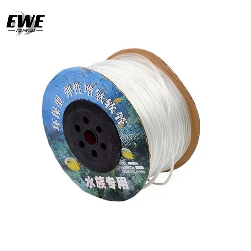 4/6mm Standard Aquarium Silicone Air Tubing With Board Fish Tank Hose