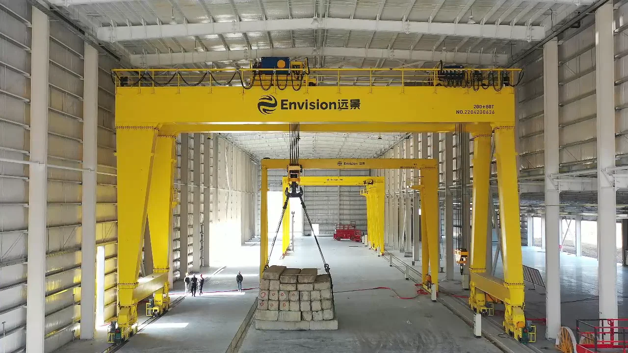 Indoor Double Girder Mobile Gantry Crane 40 Ton Buy Mobile Gantry